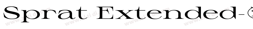 Sprat Extended字体转换